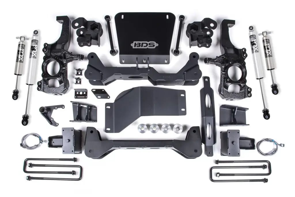 6.5 Inch Lift Kit | FOX 2.5 HTO Performance Series | Chevy Silverado / GMC Sierra 2500HD/3500HD (2020-2026) 4WD | With Factory Overload | BDS Suspension