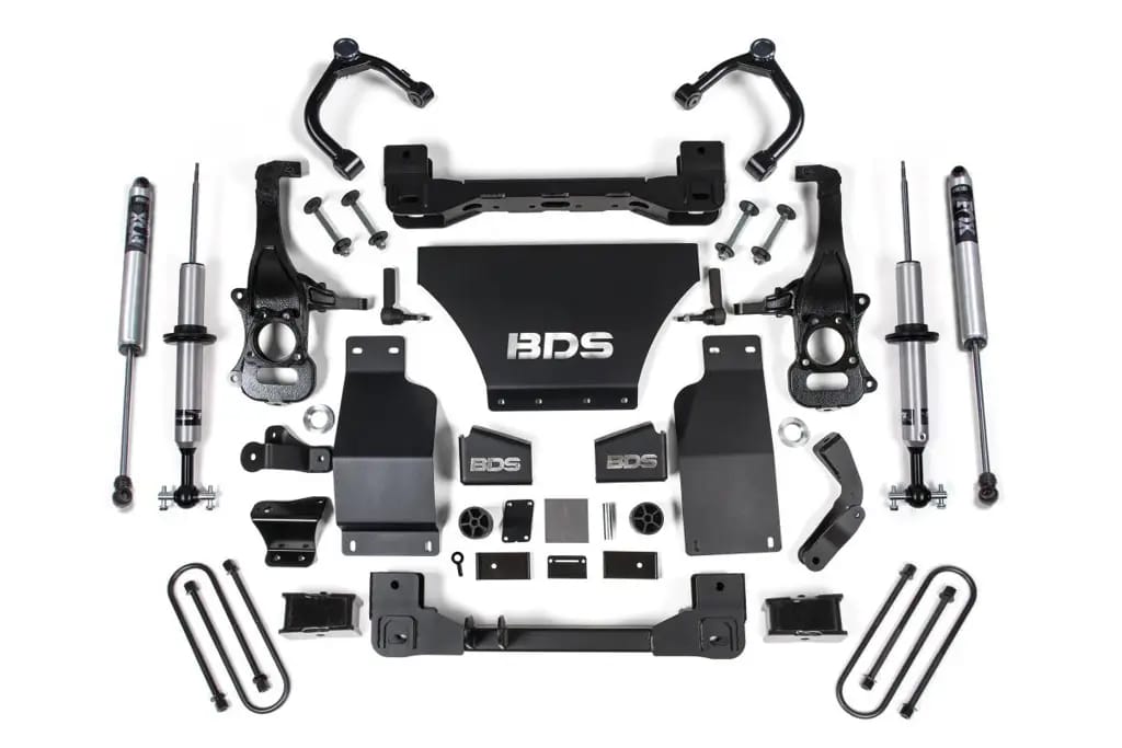 4 Inch Lift Kit | Chevy Silverado & GMC Sierra 1500 (2025-2026) 4WD Gas | FOX 2.0 Front & Rear Shocks | BDS Suspension thumbnail 2