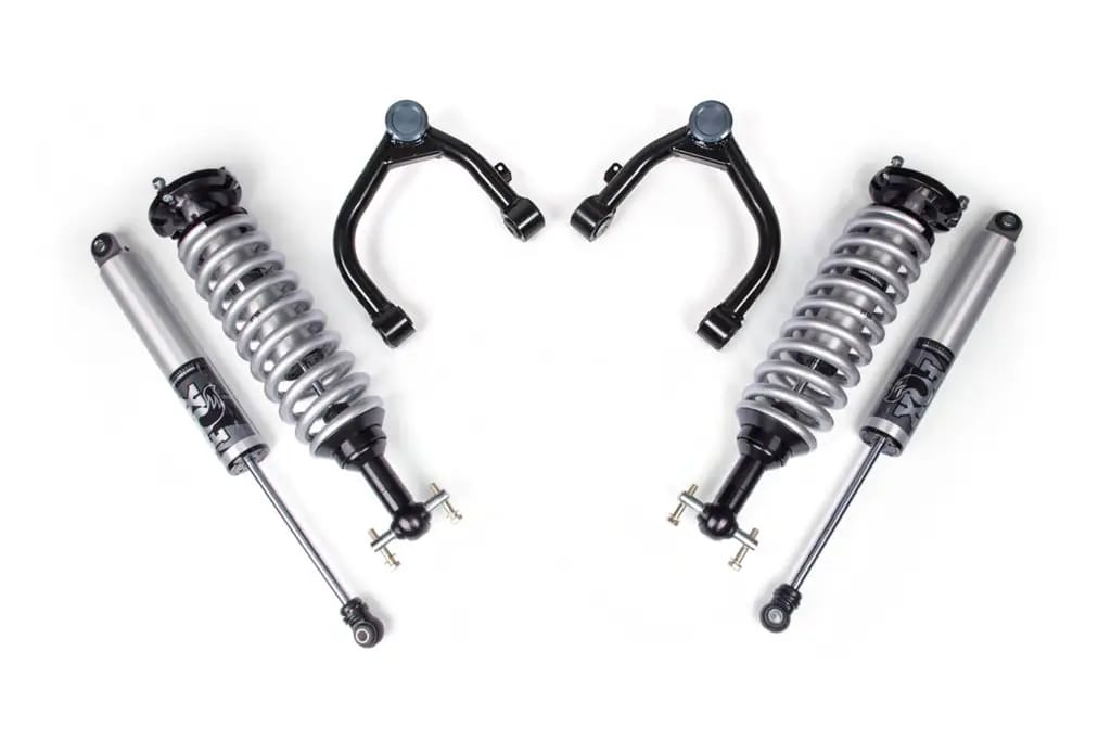 2 Inch Leveling Kit | FOX 2.0 Snap Ring Coilover | Chevy Silverado & GMC Sierra 1500 (2019-2026) 4WD | BDS Suspension