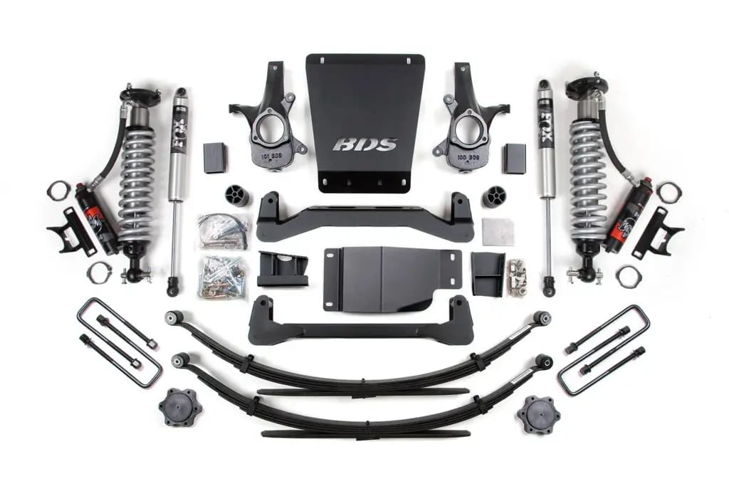 6 Inch Lift Kit | Glide-Ride Leaf Springs | FOX 2.0 Performance Series Rear Shocks | Chevy Silverado/GMC Sierra 1500 (2007-2013) 4WD | BDS Suspension thumbnail 2