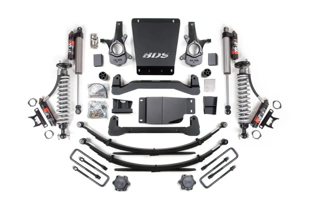 4 Inch Lift Kit | Leaf Springs & FOX 2.5 Performance Elite Coilover | Chevy Silverado/GMC Sierra 1500 (2007-2013) 4WD | BDS Suspension thumbnail 2