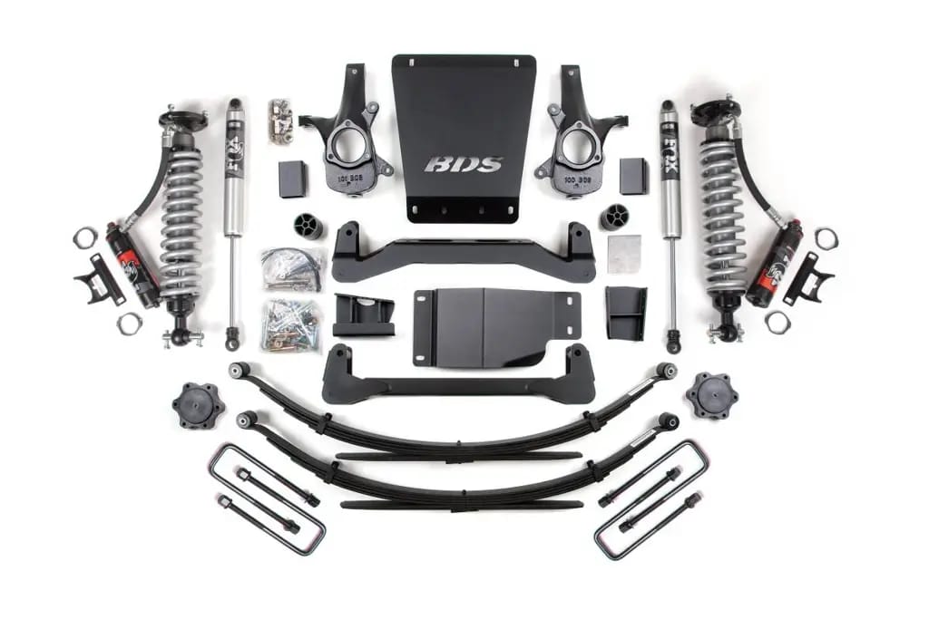 4 Inch Lift Kit | Leaf Springs & FOX 2.0 Performance Series Coilover | Chevy Silverado/GMC Sierra 1500 (2007-2013) 4WD | BDS Suspension thumbnail 2