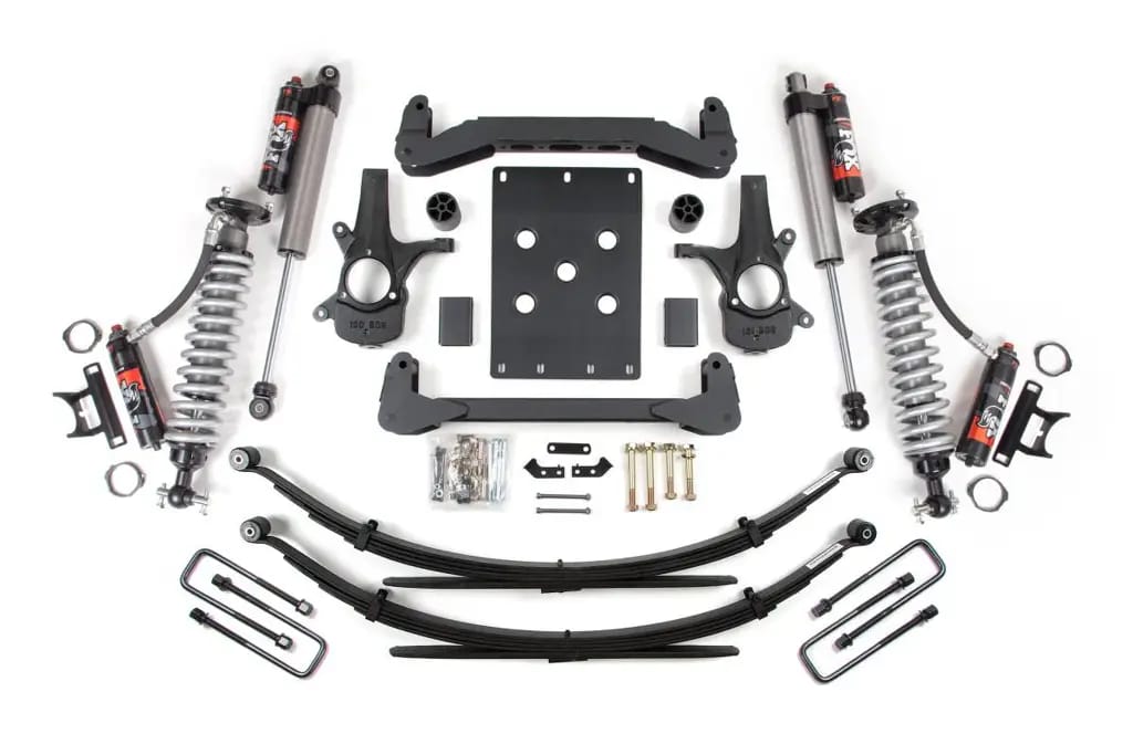 4 Inch Lift Kit | Leaf Springs & FOX 2.5 Performance Elite Shocks | 2007-2013 Chevy Silverado/GMC Sierra 1500 2WD | BDS Suspension thumbnail 2