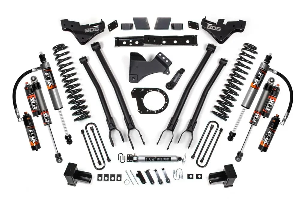 7 Inch 4-Link Lift Kit | Ford F350 Super Duty DRW (2023-2026) Diesel 4WD | FOX 2.5 Performance Elite Shocks | BDS Suspension thumbnail 2