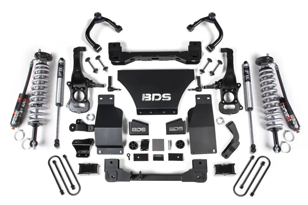 4 Inch Lift Kit | FOX 2.5 Performance Elite Coil-Over | Chevy Silverado / GMC Sierra 1500 (2025-2026) 4WD | w/ FOX 2.0 Performance Series Rear Shocks | BDS Suspension thumbnail 2