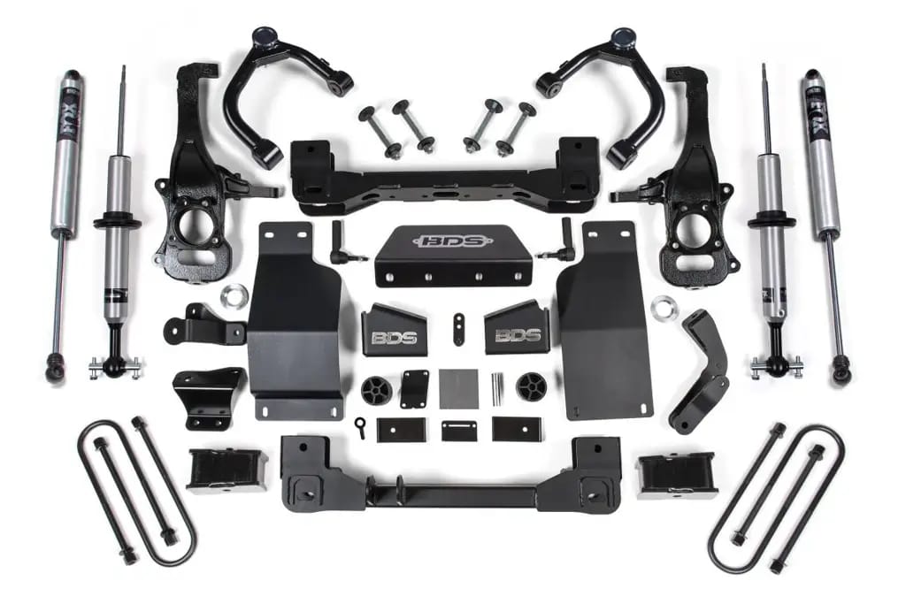 4 Inch Lift Kit | Chevy Silverado & GMC Sierra 1500 (2025-2026) 4WD Diesel | FOX 2.0 Front & Rear Shocks | BDS Suspension thumbnail 2