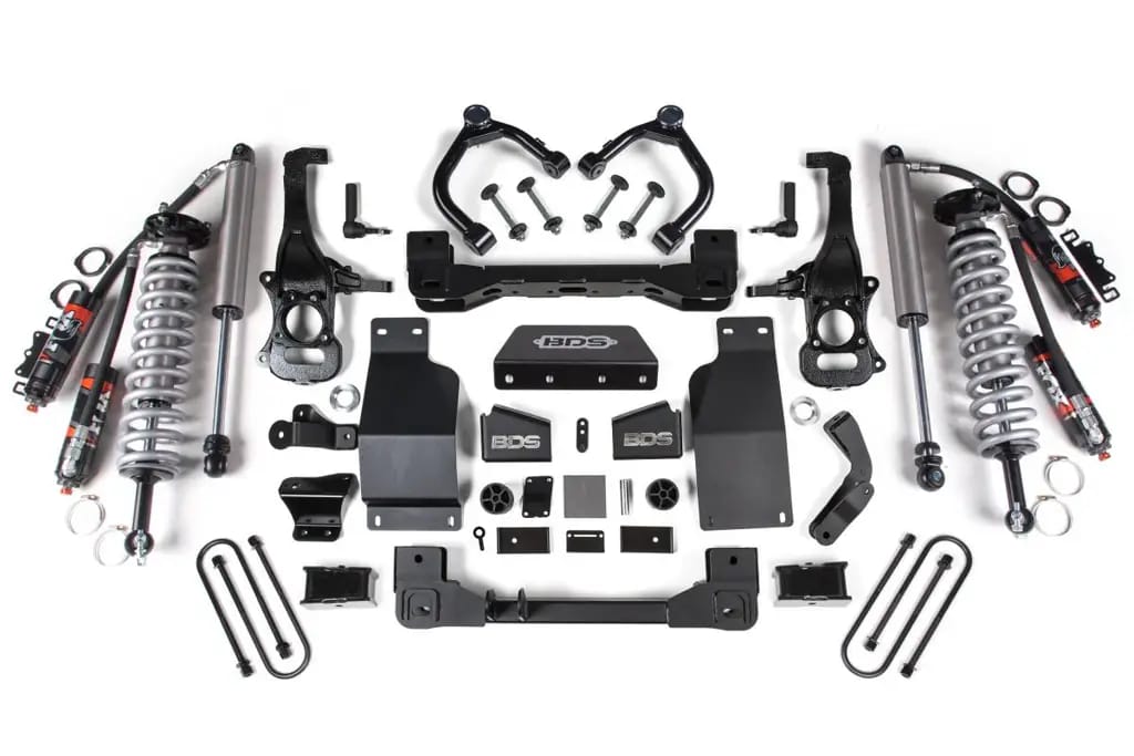 4 Inch Lift Kit | FOX 2.5 Performance Elite Coil-Over | Chevy Silverado & GMC Sierra 1500 (2025-2026) 4WD Diesel | w/ FOX 2.5 Performance Elite Rear Shocks | BDS Suspension