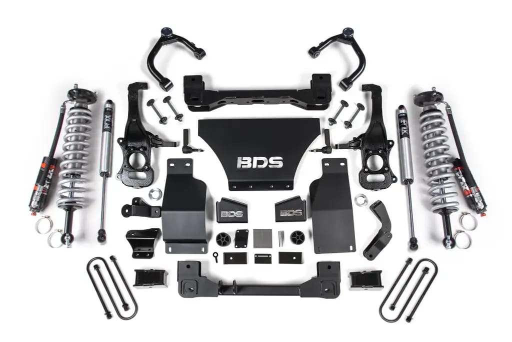 2.5 Inch Lift Kit | FOX 2.5 Performance Elite Coil-Over w/ FOX 2.0 Performance Series Rear Shocks | Chevy Trail Boss / GMC AT4 1500 (2025-2026) 4WD Gas | BDS Suspension thumbnail 2