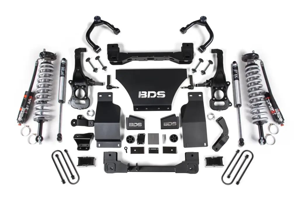 2.5 Inch Lift Kit | FOX 2.5 Performance Elite Coil-Over | Chevy Trail Boss / GMC AT4 1500 (2025-2026) 4WD Diesel | FOX 2.0 Rear Shocks | BDS Suspension thumbnail 2