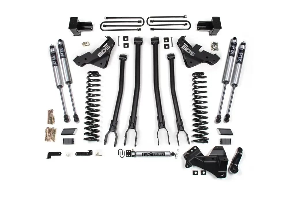 5 Inch 4-Link Lift Kit | Ford F350 Super Duty DRW Diesel (2023-2026) 4WD | FOX 2.0 Performance Series Shocks | BDS Suspension thumbnail 2