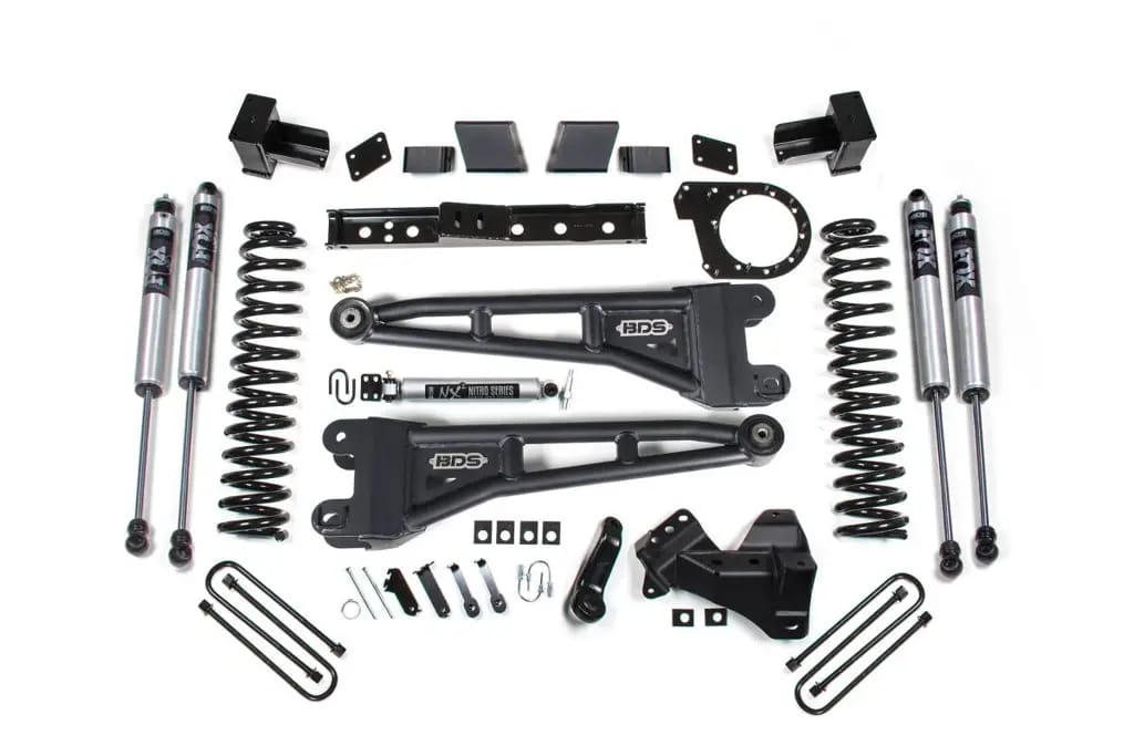 7 Inch Lift Kit w/ Radius Arms | Ford F350 Super Duty DRW 4WD Diesel (2023-2026) | FOX 2.0 Performance Series Shocks | BDS Suspension thumbnail 2