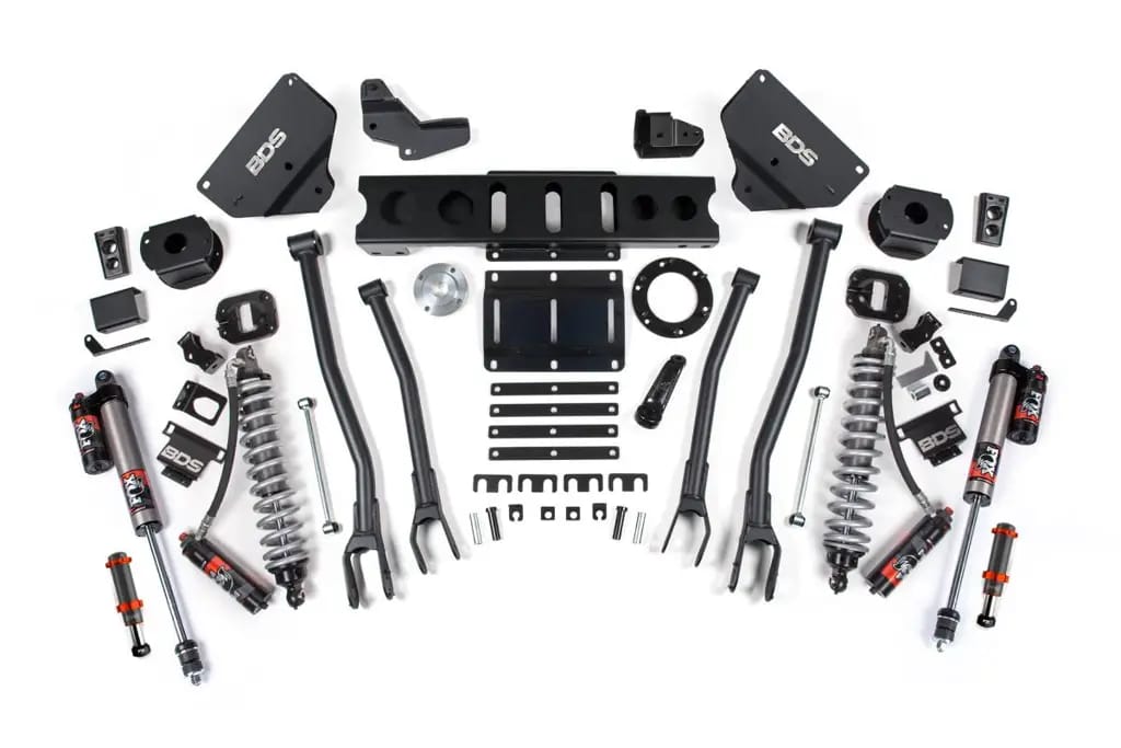 6 Inch 4-Link Lift Kit w/ FOX 2.5 Coil-Over Conversion Performance Elite | Ram 2500 2014-2018 4WD Diesel | FOX 2.0 Hydro Bump Stop | BDS Suspension thumbnail 2