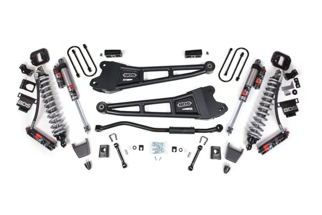 3 Inch Lift Kit w/ Radius Arm | FOX 2.5 Coil-Over Conversion Performance Elite | Ram 3500 (2013-2018) 4WD Diesel | FOX 2.0 Hydro Bump Stop | BDS Suspension