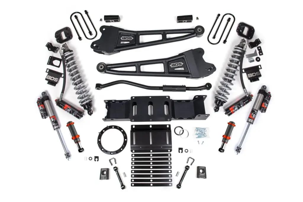 3 Inch Lift Kit w/ Radius Arm & FOX 2.5 Coilover Conversion | Ram 3500 4WD Diesel (2019-2024) | 2in Block w/ Overload | FOX 2.0 Hydro Bump Stop | 8-Bolt | BDS Suspension thumbnail 2