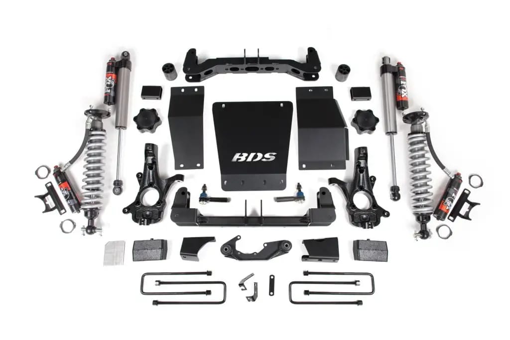 4 Inch Lift Kit | Block Kit | FOX 2.5 Performance Elite Coilover | Cast Steel Control Arms | Chevy Silverado / GMC Sierra 1500 (2014-2018) 4WD | BDS Suspension thumbnail 2