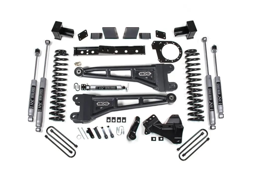 7 Inch Radius Arm Lift Kit | Ford F250/F350 Super Duty (2023-2026) Diesel 4WD | Block Kit | FOX 2.5 Performance Elite | BDS Suspension