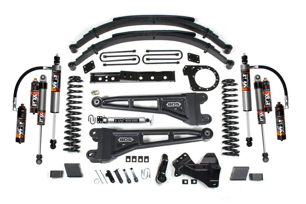 7 Inch Radius Arm Lift Kit | Ford F250/F350 Super Duty (2023-2026) Diesel 4WD | Leaf Springs | FOX 2.5 Performance Elite | BDS Suspension thumbnail 2
