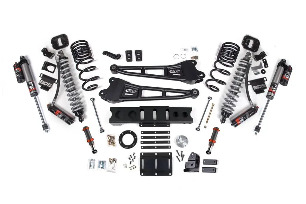 4 Inch Lift Kit w/ Radius Arm & FOX 2.5 Coil-Over Conversion Performance Elite | Ram 2500 (2014-2018) 4WD Diesel | FOX 2.0 Hydro Bump Stop | BDS Suspension thumbnail 2