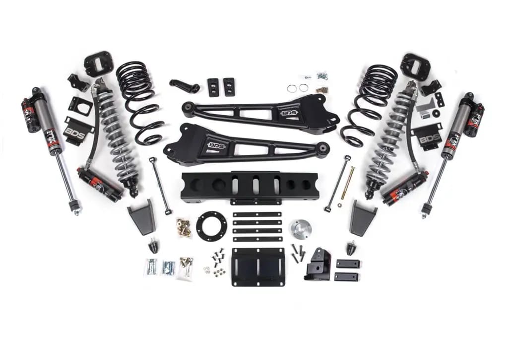 6 Inch 4-Link Lift Kit | FOX 2.5 Performance Elite Coil-Over Conversion | Ram 3500 4WD Diesel (2013-2018) | Rubber Bump Stop | 6-Bolt | BDS Suspension thumbnail 2