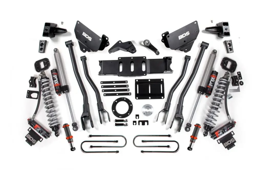 6 Inch 4-Link Lift Kit | FOX 2.5 Performance Elite Coil-Over Conversion | Ram 3500 4WD Diesel (2013-2018) | FOX 2.0 Hydro Bump Stop | 6-Bolt | BDS Suspension thumbnail 2