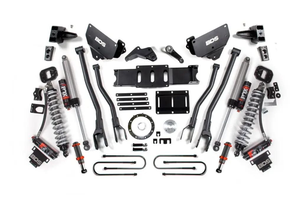 6 Inch 4-Link Lift Kit | FOX 2.5 Performance Elite Coil-Over Conversion | Ram 3500 4WD Diesel (2013-2018) | FOX 2.0 Hydro Bump Stop | 8-Bolt | BDS Suspension thumbnail 2