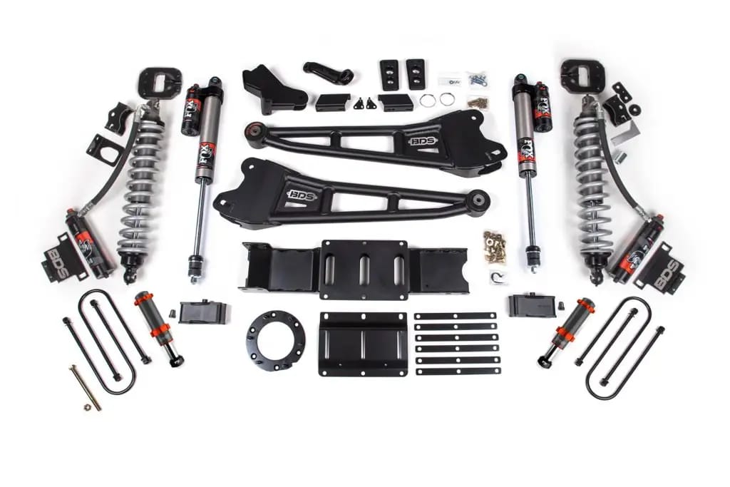 6 Inch Lift Kit w/ Radius Arm | FOX 2.5 Coil-Over Conversion Performance Elite | Ram 3500 (2019-2024) 4WD Diesel | 5in Block w/o Overload | FOX 2.0 Hydro Bump Stop | 6-Bolt | BDS Suspension thumbnail 2