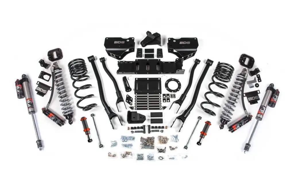 6 Inch 4-Link Lift Kit w/ FOX 2.5 Performance Elite Coil-Over Conversion | Ram 2500 (2019-2024) 4WD Diesel | FOX 2.0 Hydro Bump Stop | BDS Suspension thumbnail 2