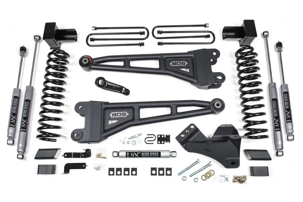 5 Inch Lift Kit w/ Radius Arm | Ford F350 Super Duty DRW (2023-2026) 4WD Gas | NX2 Nitro Series Shocks | BDS Suspension thumbnail 2