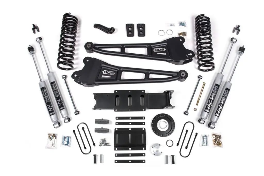 6 Inch Lift Kit w/ Radius Arms | Ram 3500 4WD Diesel (2013-2018) | 5 Inch Block | 8-Bolt | NX2 Nitro Series | BDS Suspension thumbnail 2