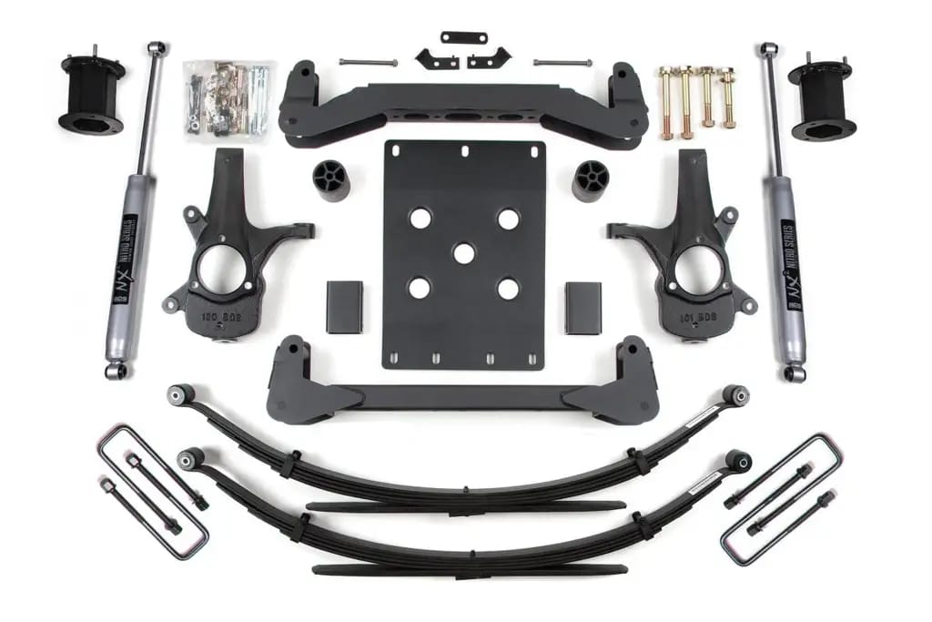 6 Inch Lift Kit | Chevy Silverado & GMC Sierra 1500 2WD (2007-2013) | Leaf Springs | NX2 Nitro Series | BDS Suspension thumbnail 2