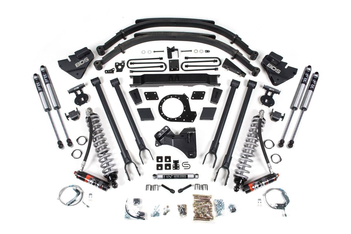 9 Inch 4-Link Lift Kit | FOX 2.5 Performance Elite Coil-Over Conversion | 2020-2022 Ford F250/F350 Super Duty 4WD Diesel | BDS Suspension