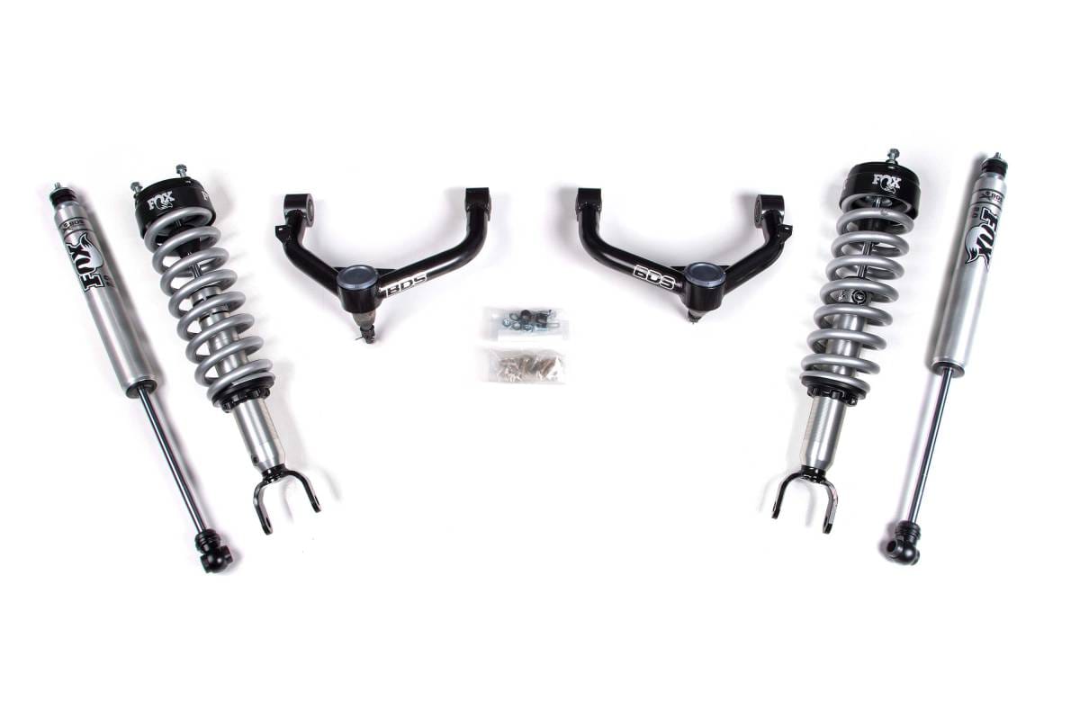 2 Inch Leveling Kit | FOX 2.0 Coilover & HD Upper Control Arms | 2013-2018 Ram 1500 4WD | BDS Suspension