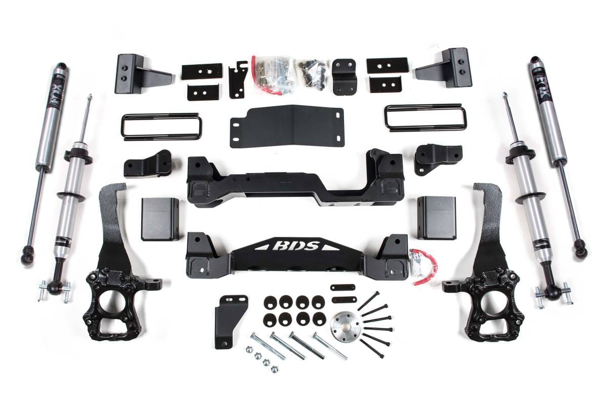 4 Inch Lift Kit | FOX 2.0 IFP Strut | 2015-2020 Ford F150 4WD | BDS Suspension
