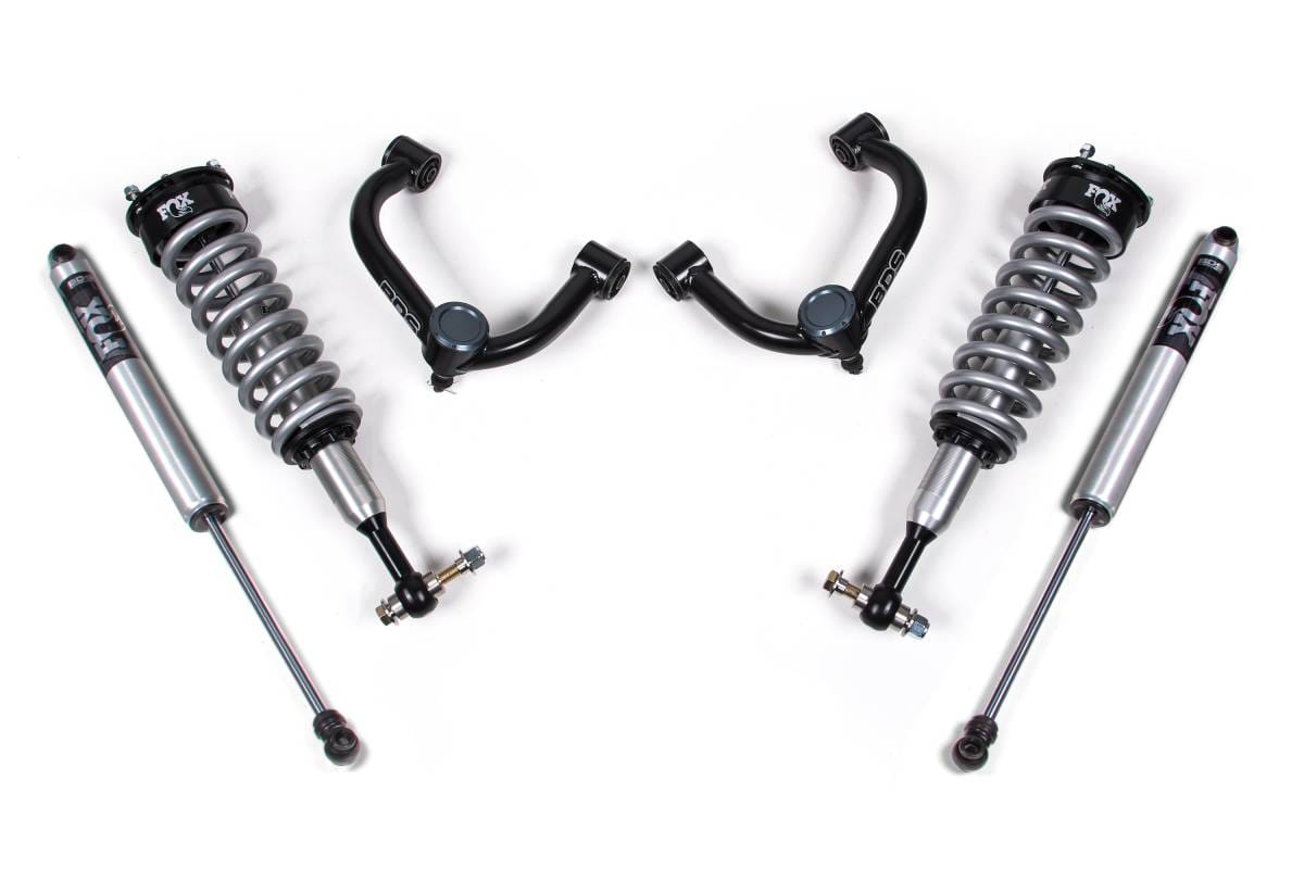 2 Inch Leveling Kit | FOX 2.0 Coilover Shocks & HD Upper Control Arms | 2009-2013 Ford F150 4WD | BDS Suspension