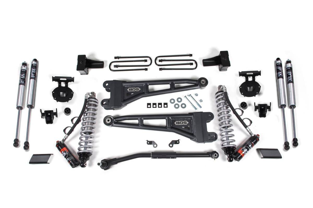 2.5 Inch Radius Arm Lift Kit | FOX 2.5 Performance Elite Coil-Over Conversion | Ford F250/F350 Super Duty (2017-2019) 4WD Diesel | BDS Suspension