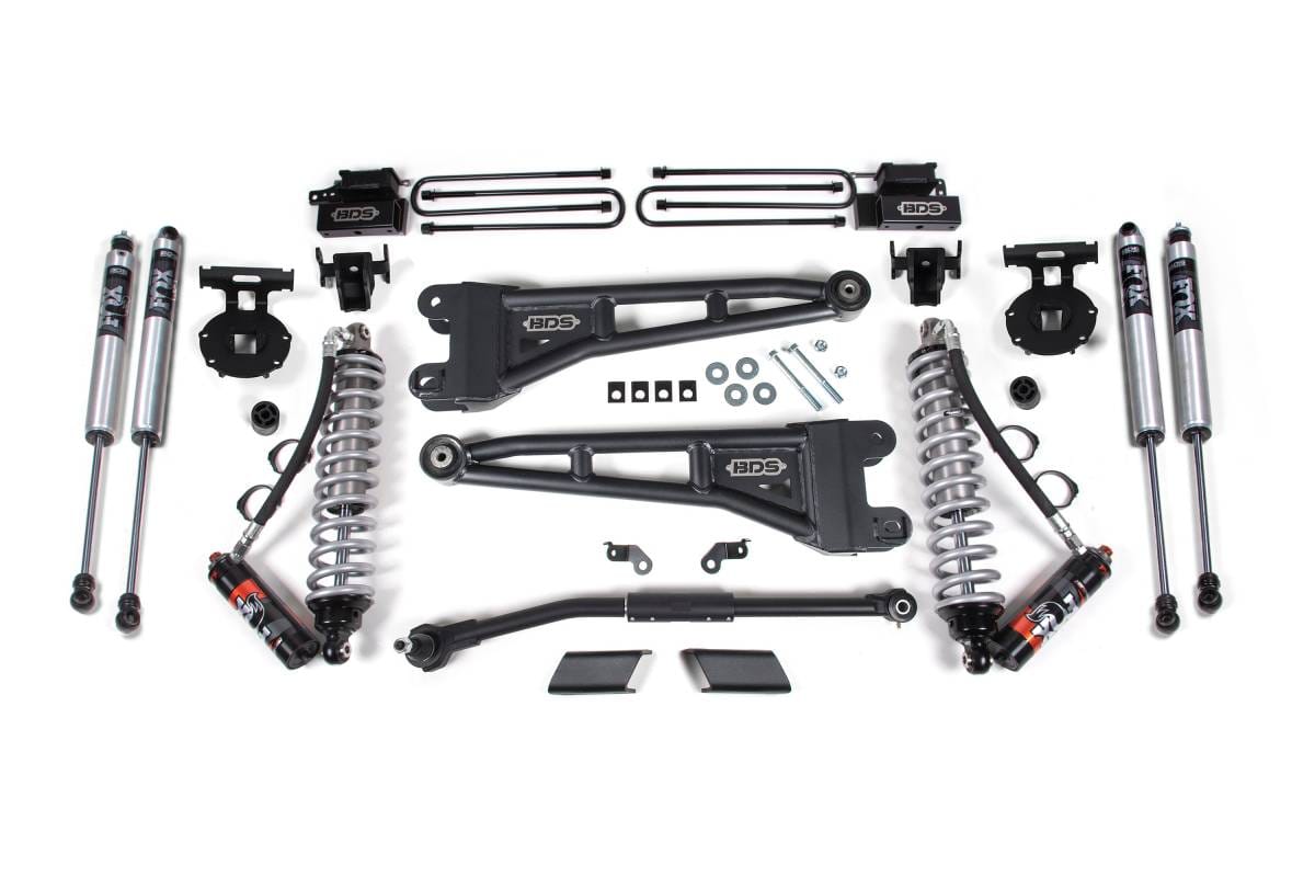 2.5 Inch Lift Kit w/ Radius Arm | FOX 2.5 Performance Elite Coil-Over Conversion | Ford F450 Super Duty (2020-2022) 4WD | BDS Suspension