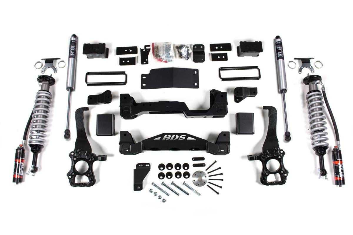 6 Inch Lift Kit | FOX 2.5 Performance Elite Coil-Over | Ford F150 (2015-2020) 4WD | w/ FOX 2.0 Performance Series Rear Shocks | BDS Suspension