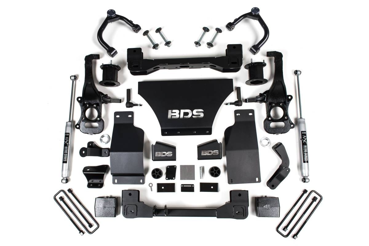 4 Inch Lift Kit | Chevy Trail Boss & GMC AT4 1500 (2019-2026) 4WD Gas | w/ NX2 Nitro Series Shocks | BDS Suspension