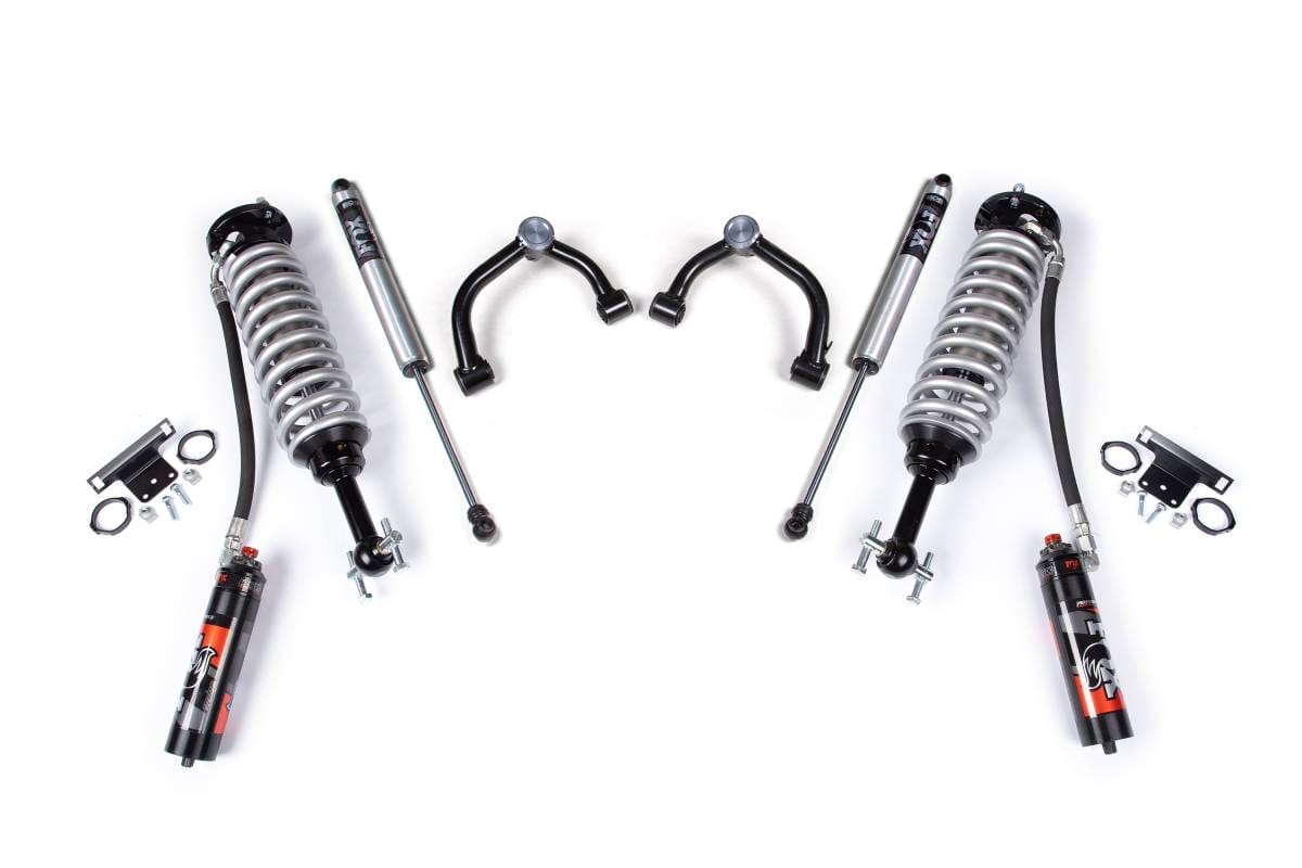 2 Inch Leveling Kit | FOX 2.5 PE Coil-Overs & FOX 2.5 PE Rear Shocks | Ford F-150 (2021-2026) 4WD | No UCA Headlight Sensor | BDS Suspension