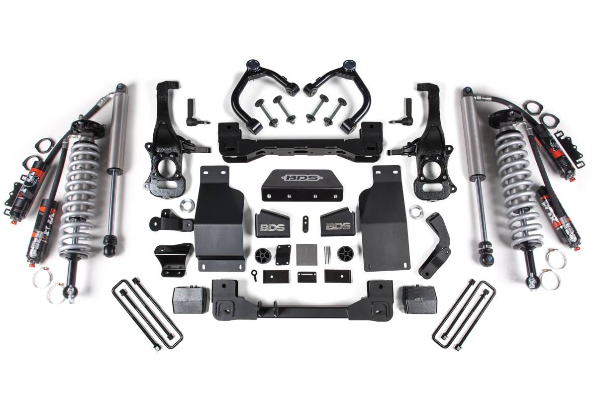 6 Inch Lift Kit | FOX 2.5 Performance Elite Coil-Over | Chevy Silverado / GMC Sierra 1500 (2019-2026) 4WD Diesel | w/ FOX 2.5 Performance Elite Rear Shocks | BDS Suspension