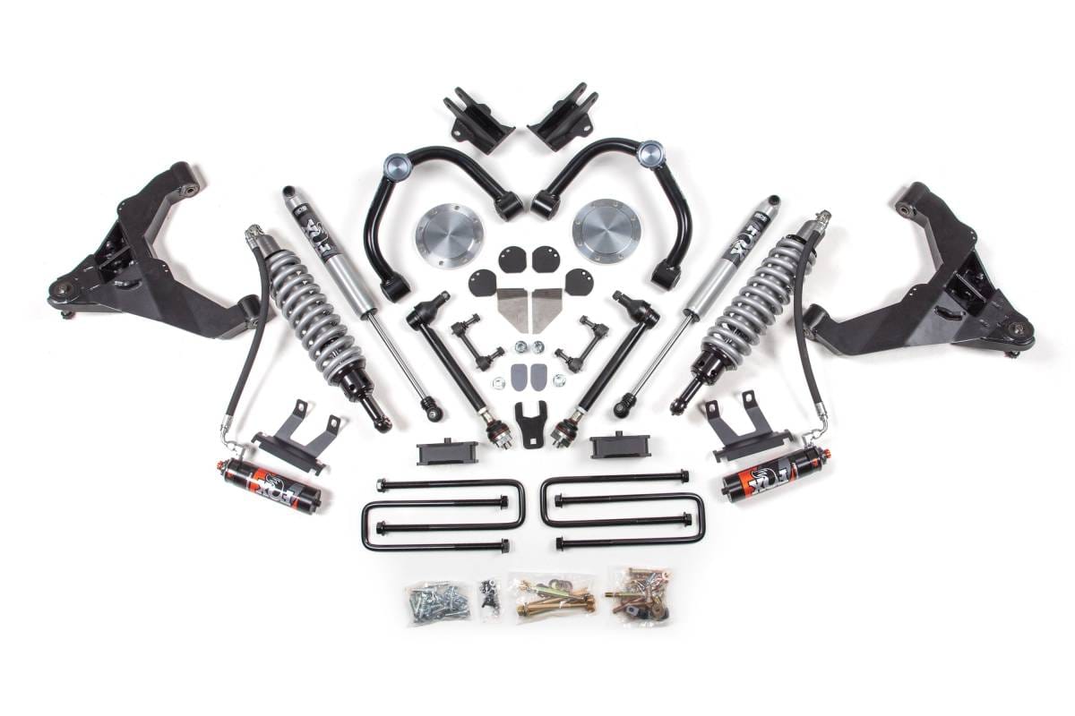 3 Inch FOX 2.5 Performance Elite Coilover Lift Kit | Chevy Silverado & GMC Sierra 2500HD/3500HD Diesel 4WD (2020-2026) | Block Kit w/ Factory Overload & FOX 2.0 Rear Shocks | BDS Suspension