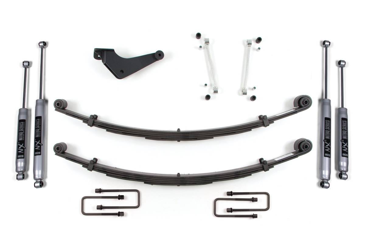 2 Inch Leveling Kit | Ford F250/F350 Super Duty (1999-2004) 4WD | Radius U-Bolts | NX2 Nitro Series | BDS Suspension