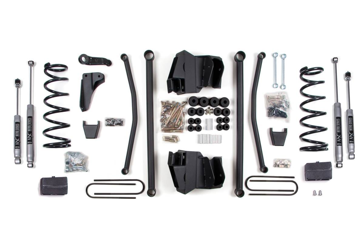 4 Inch Long Arm Lift Kit | Dodge Ram 2500 Power Wagon 2009-2013 4WD Gas | Leaf Springs | 4 Inch Axle | FOX 2.0 Performance Series | BDS Suspension