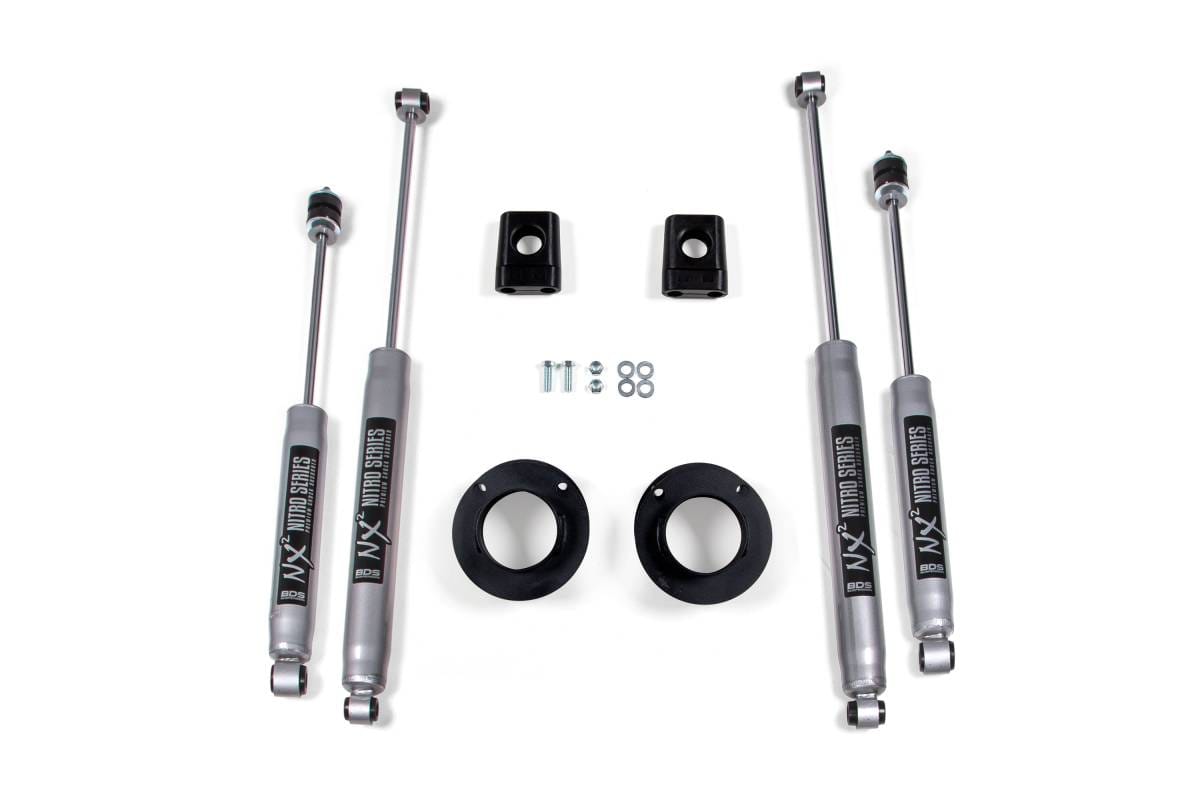 2 Inch Leveling Kit | Ram 3500 2013-2026 4WD | w/ FOX 2.0 Performance Series Shocks | BDS Suspension