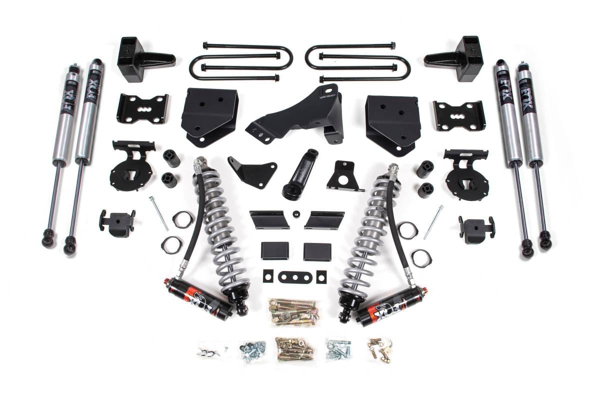 4 Inch Lift Kit | FOX 2.5 Performance Elite Coil-Over Conversion | Ford F250/F350 Super Duty (2011-2016) 4WD Diesel | Block Kit Rear | BDS Suspension