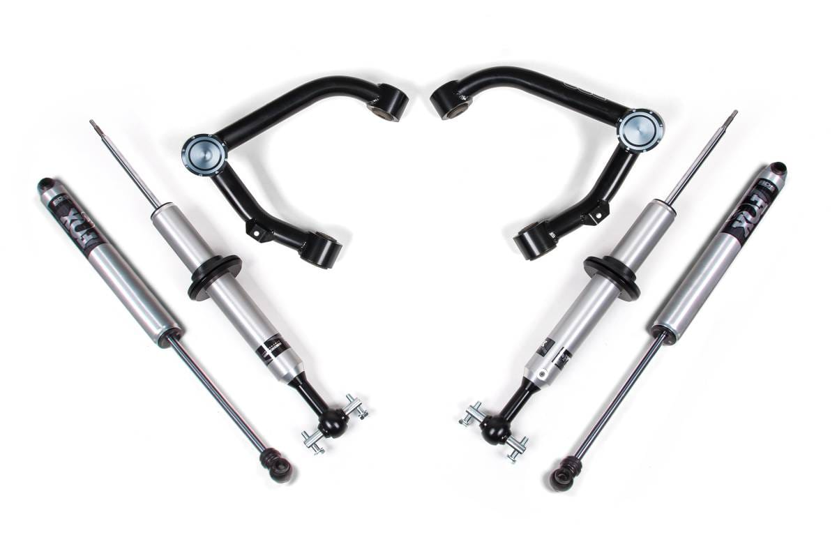 2 Inch Leveling Kit | FOX 2.0 Snap Ring Strut | Chevy Silverado & GMC Sierra 1500 (2014-2018) 4WD | Aluminum / Stamped Steel Control Arm | BDS Suspension