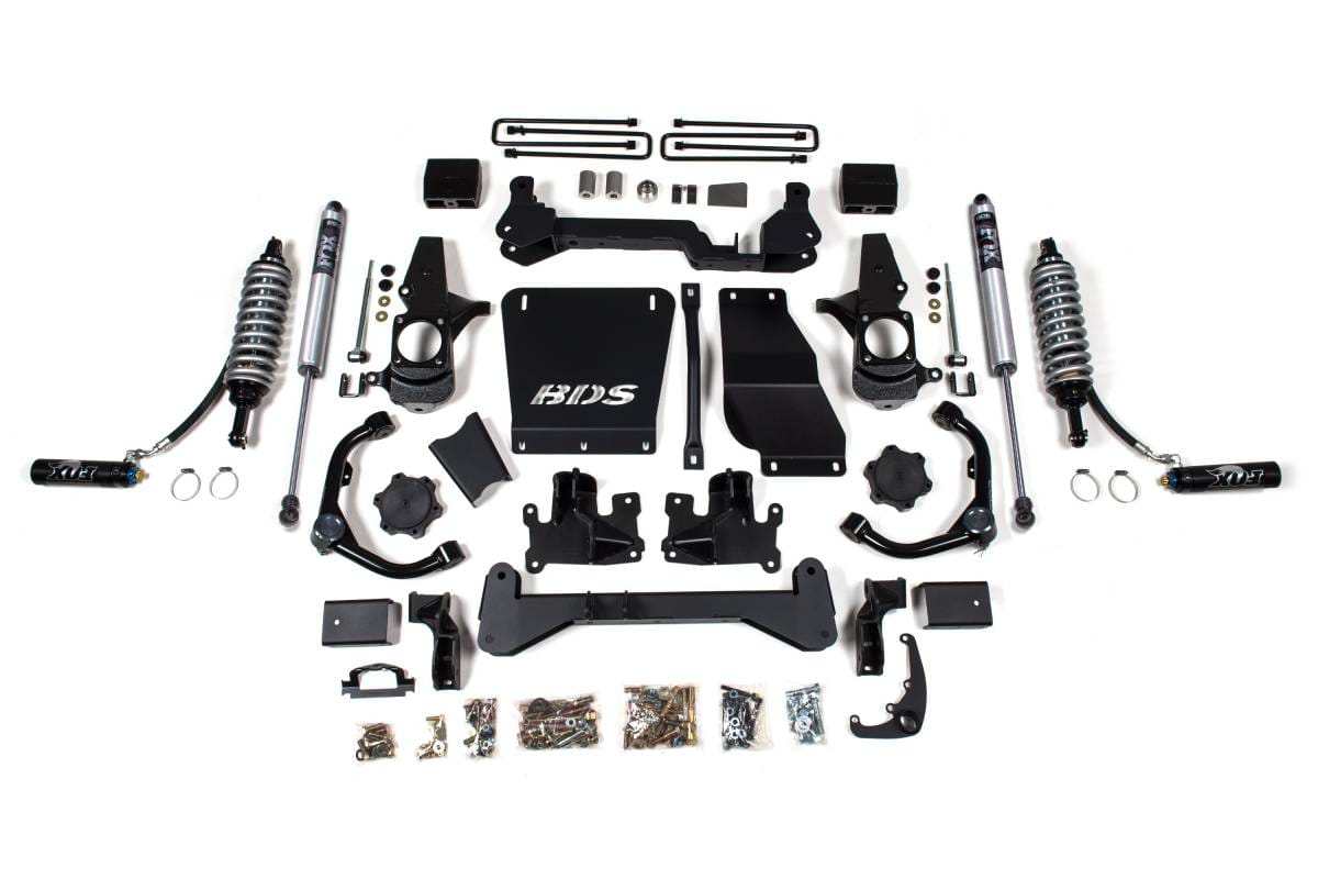6.5 Inch Lift Kit w/ FOX 2.5 Coilover Conversion | Leaf Spring Rear | Chevy Silverado & GMC Sierra 2500HD/3500HD (2001-2010) Diesel | BDS Suspension