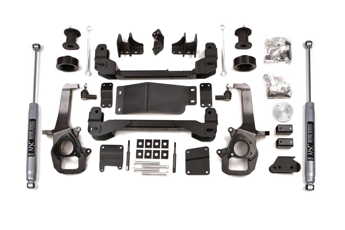 4 Inch Lift Kit | Ram 1500 (2013-2018) 4WD | 2 Inch Rear Coil Spacer | NX2 Nitro Series Shocks | BDS Suspension