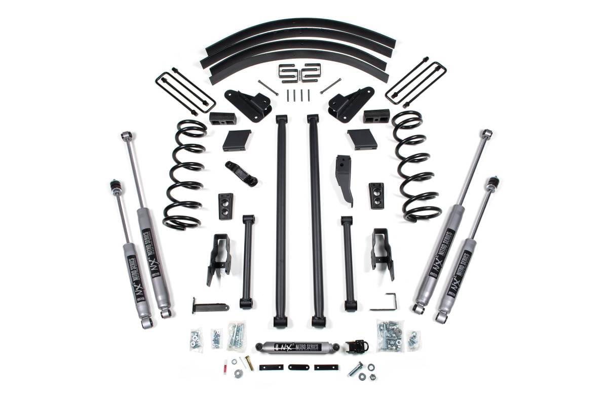 5 Inch Long Arm Lift Kit | Dodge Ram 2500/3500 (2000-2002) 4WD | Block Kit With Factory Overload | NX2 Nitro Series | BDS Suspension