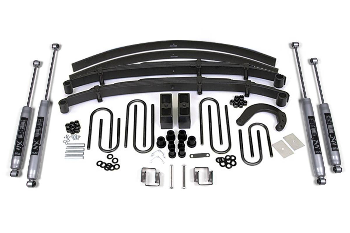 6 Inch Lift Kit | Chevy/GMC K5 Blazer & Suburban (1988-1991) 4WD | 4 Inch Block Kit w/ Add-A-Leaf | FOX 2.0 Performance Series | BDS Suspension